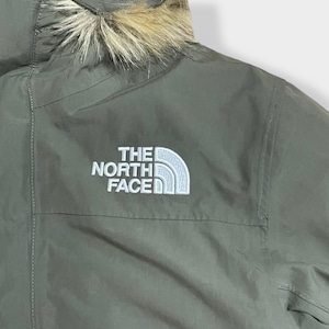 【THE NORTH FACE】 STOVER JACKET グースダウン 550フィル US限定 日本未発売 カーキ 刺繍ロゴ  DRY VENT カーキ アウター L アウトドア ノースフェイス US古着