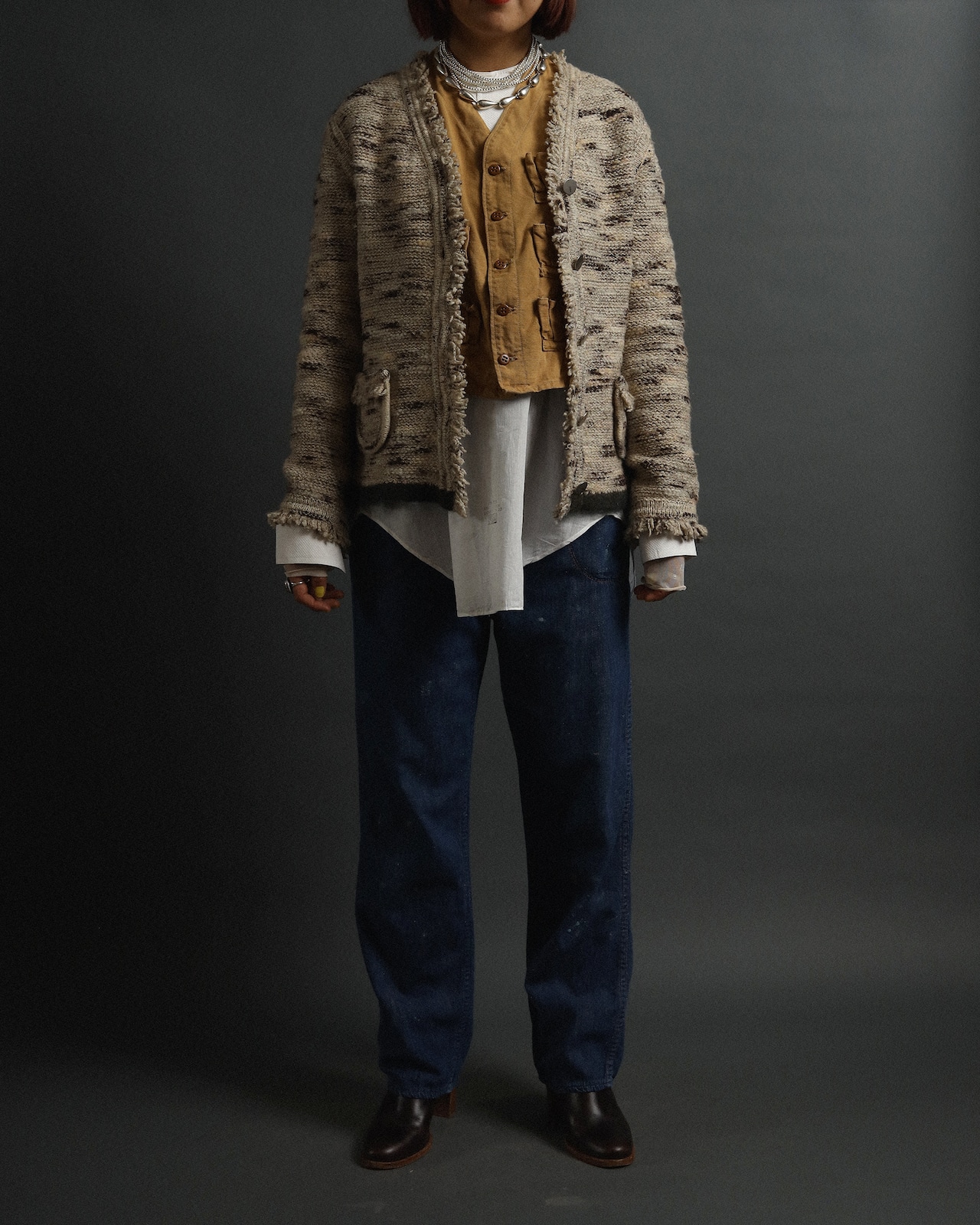 1999's Chanel / Knit Jacket - 1 Green