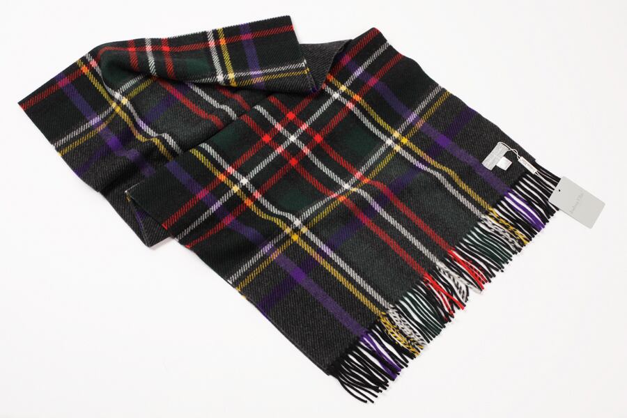 JOSHUA ELLIS カシミアストール(ブラック、パープル、ホワイト、イエロー、レッド、グリーン)