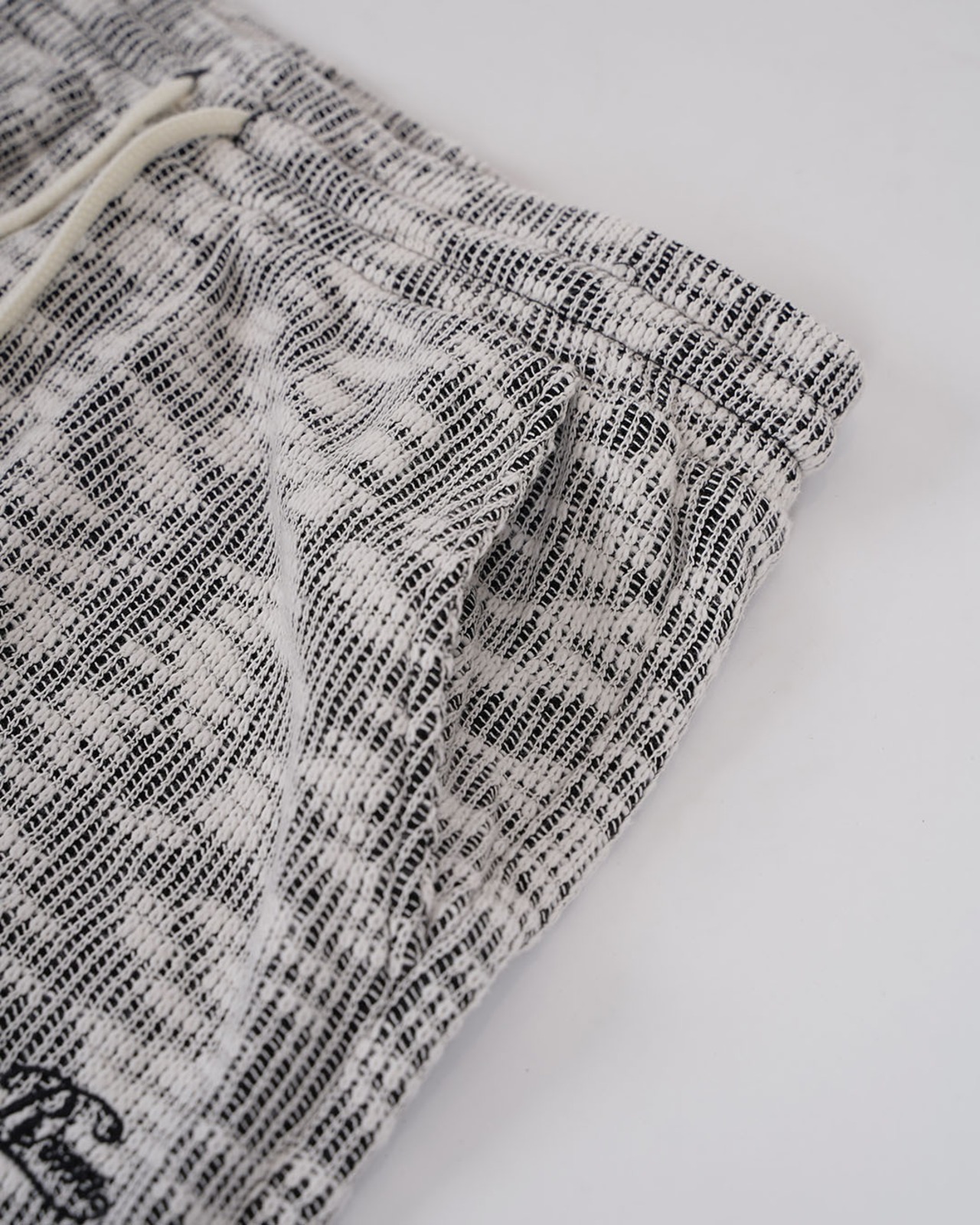 【#Re:room】SHEER SLUB KNIT SHORTS［REP327］