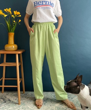 80's-90's Lt.green tapered pants