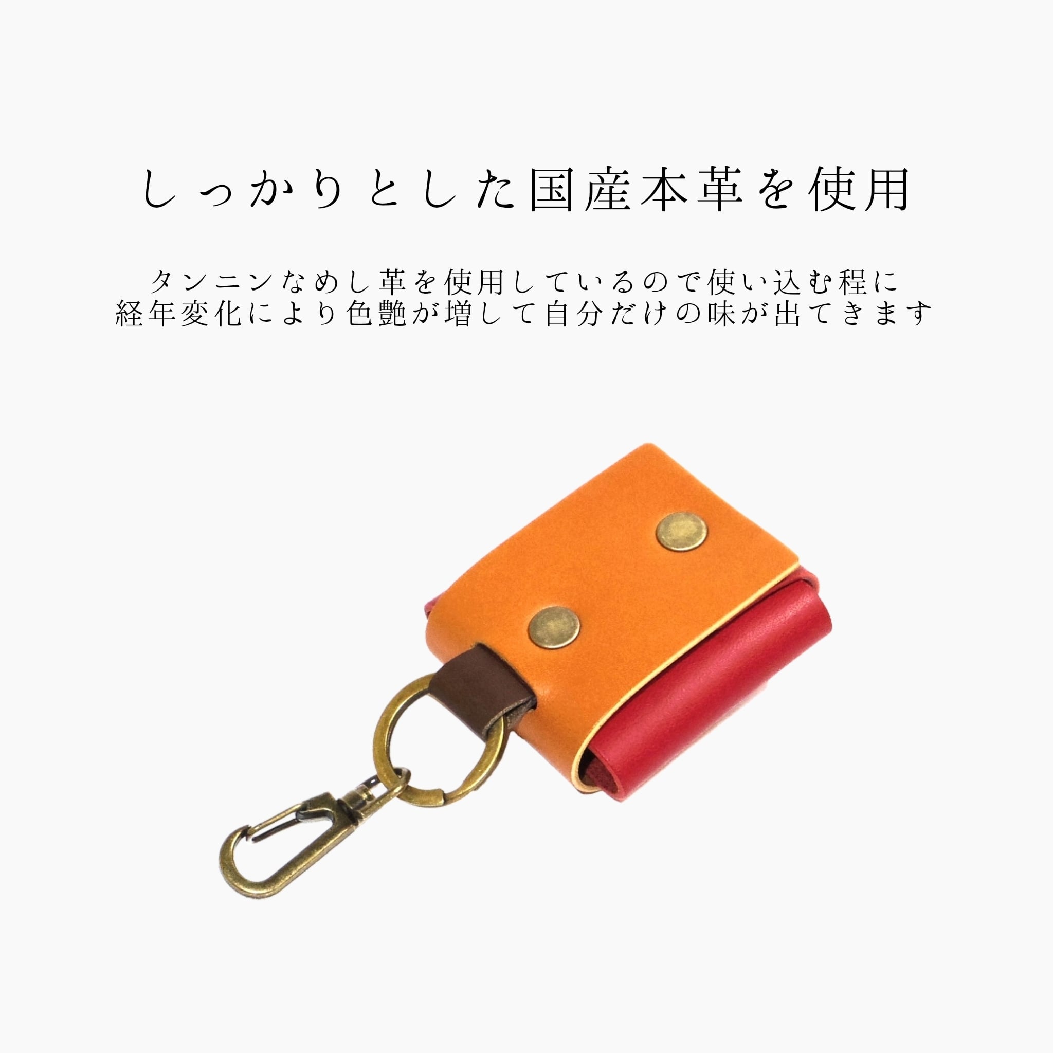 【ロンシャン LONGCHAMP】コインケース　赤色【箱付き・未使用】