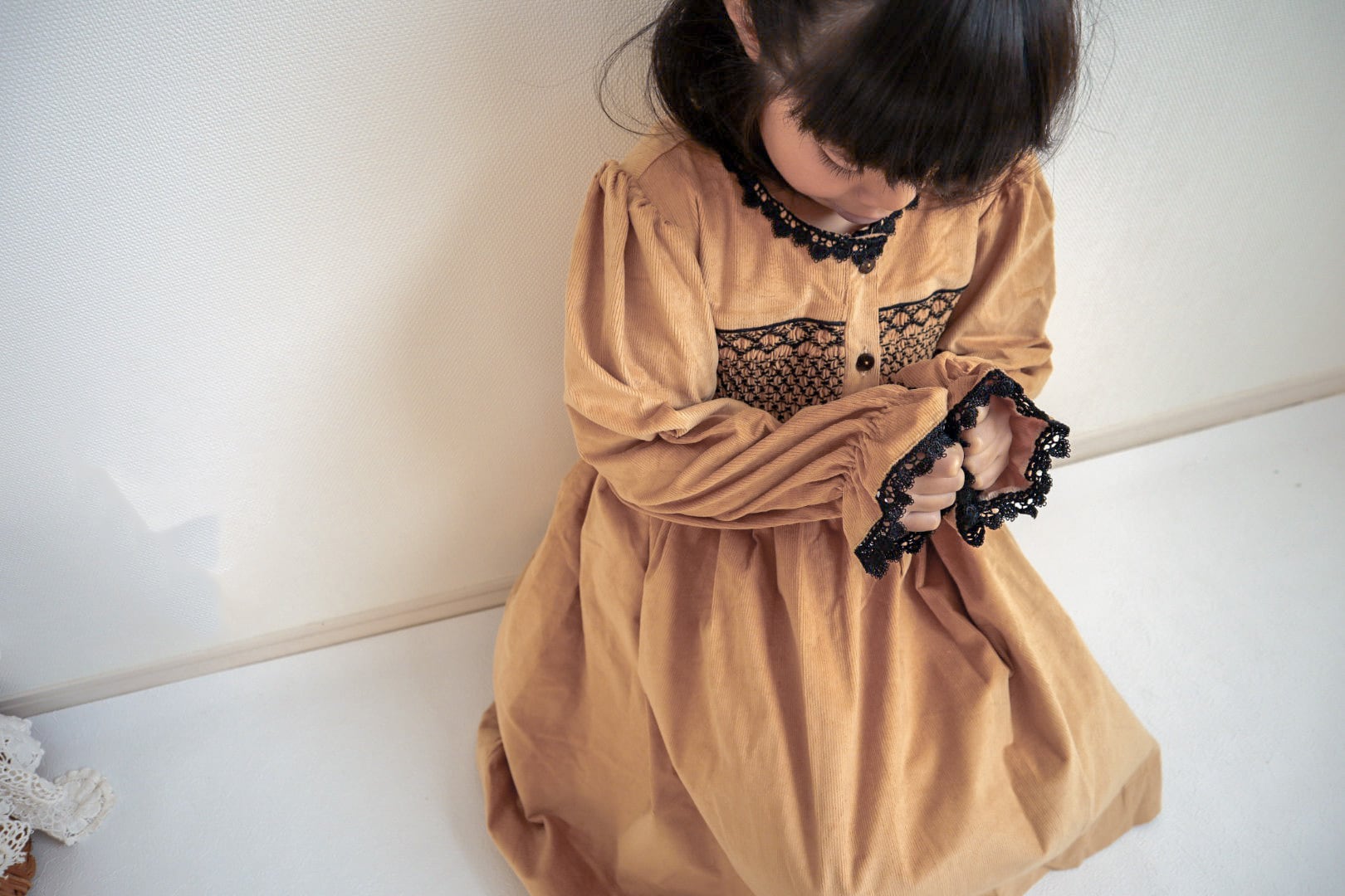 140あり/スモッキングワンピース | Heart spring〜スモッキング