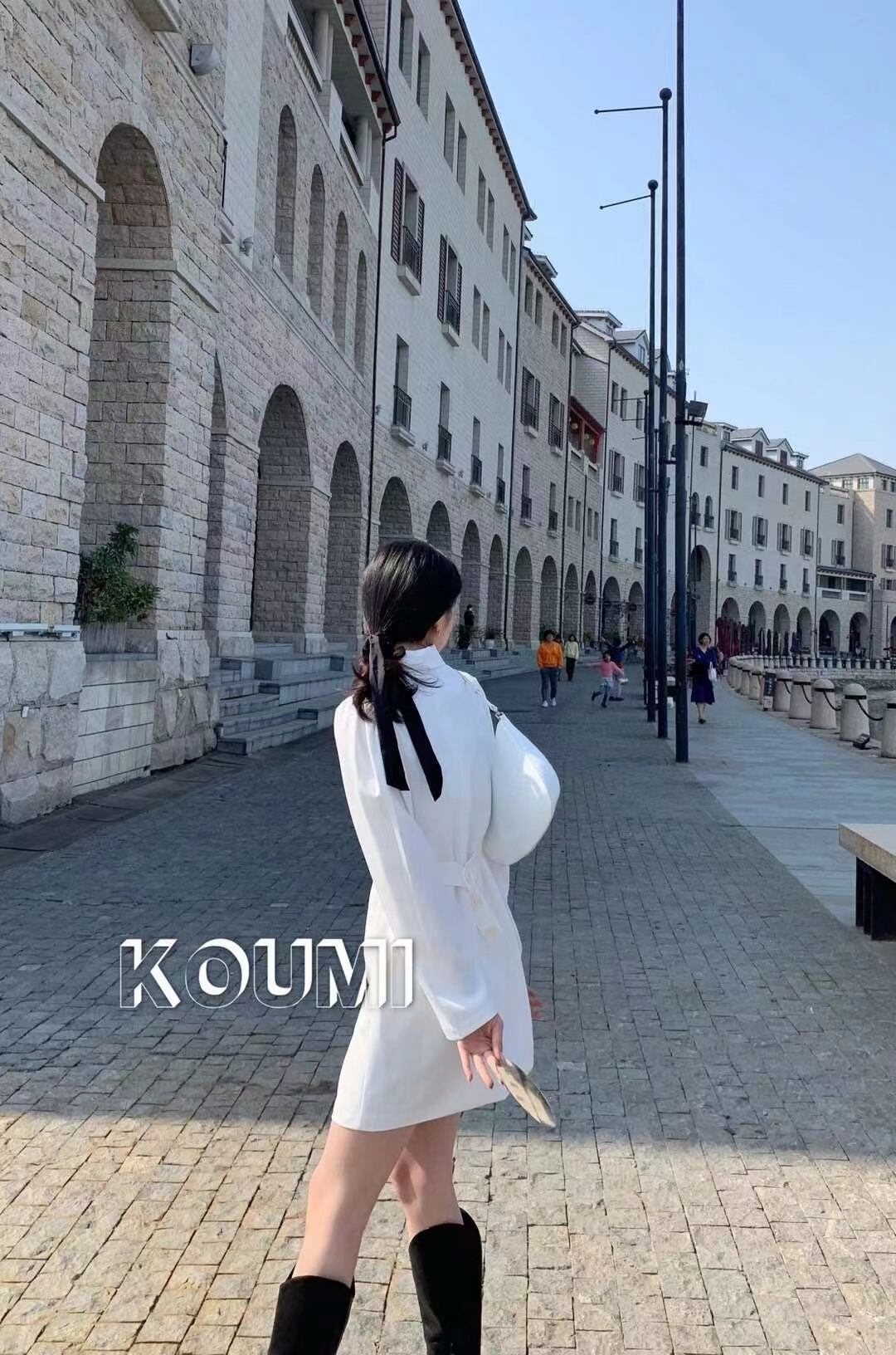 ワンピース風　ダブルジャケット　AJ42441-605　