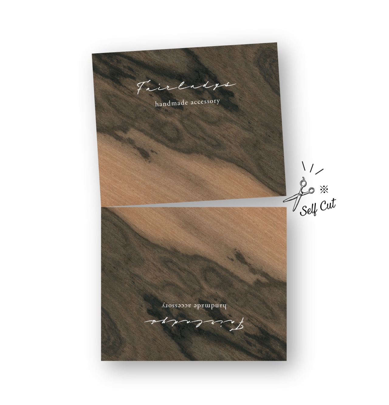 ウッドデザイン ｜ アクセサリー台紙 ｜ cd_00414