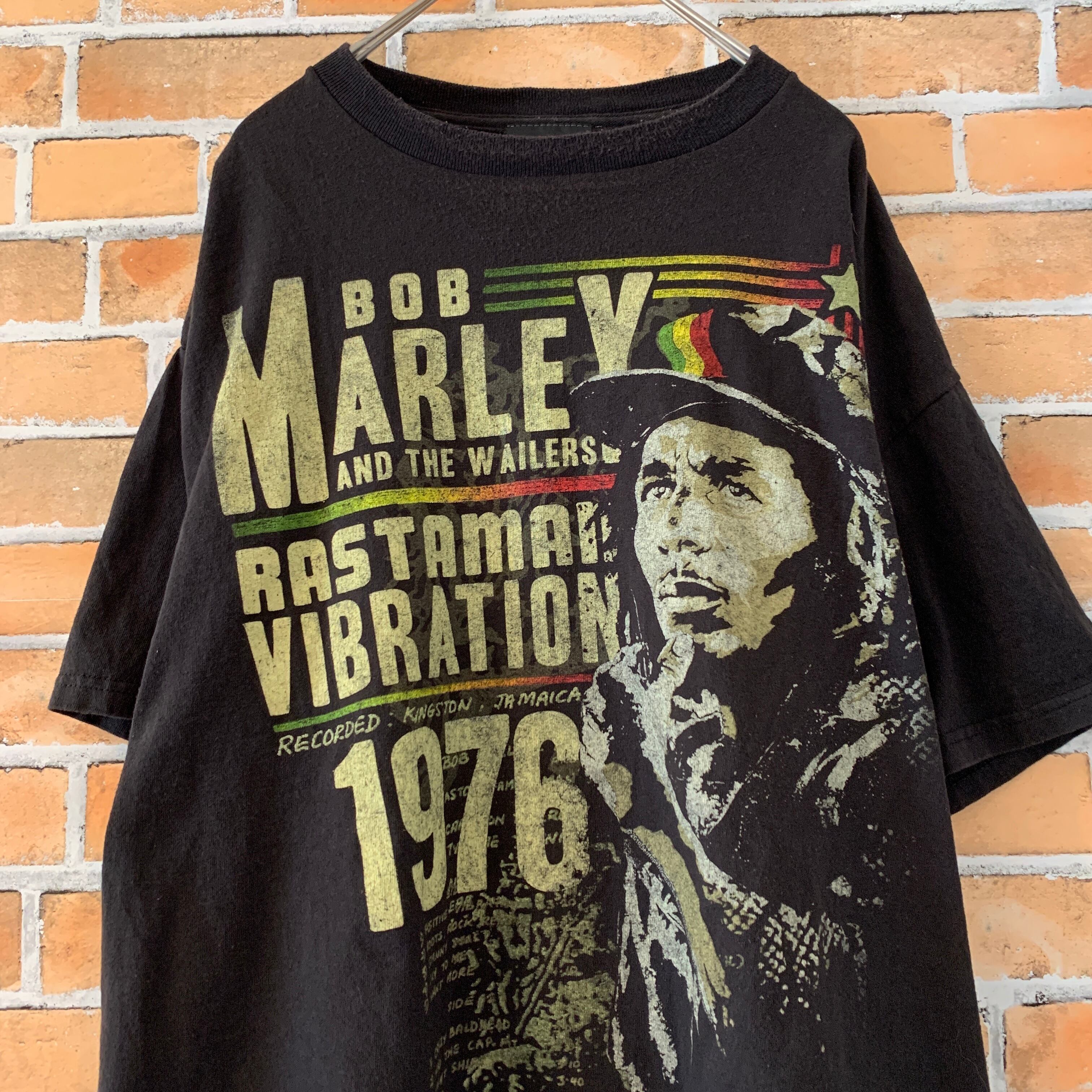 祝日祝日ボブ・マーリー ZION プリントtシャツ 半袖 バックロゴ USA製