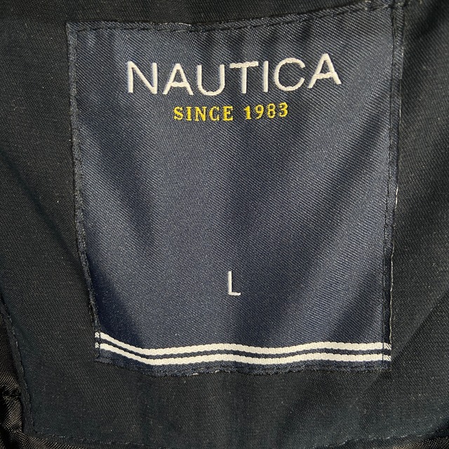 『送料無料』NAUTICA N-3B風　中綿ダウンジャケット　エルボーパッチ　ネイビー