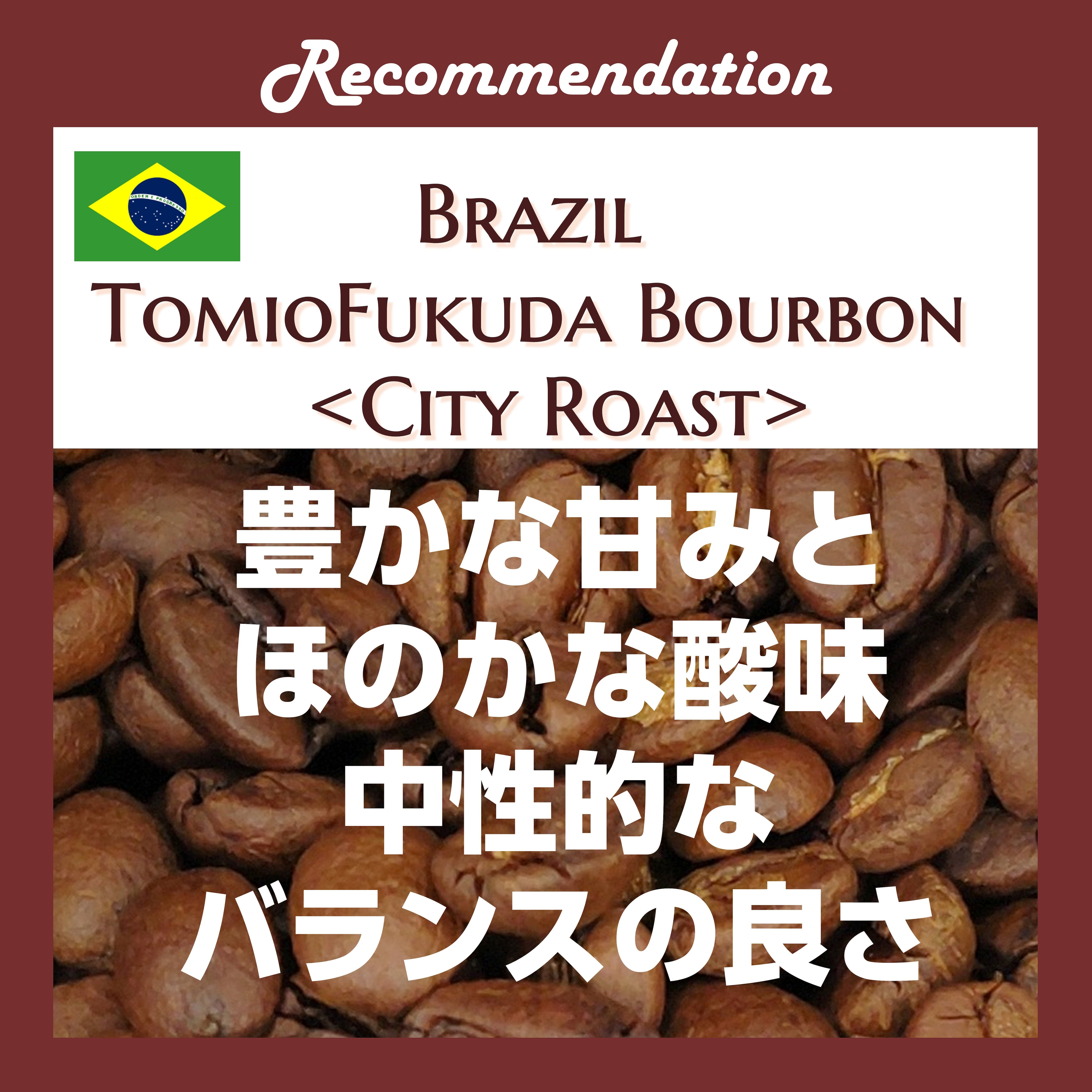 バランスの良い味わいがお好きな貴方へ～Recommendation～【ブラジル