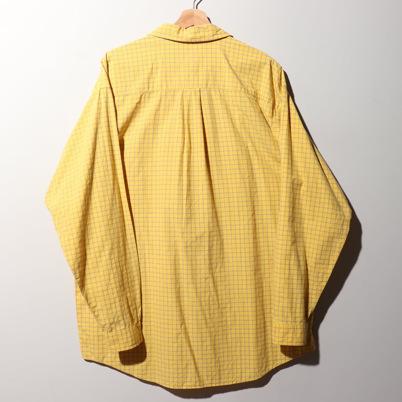美品 L Patagonia 00年 ポルトガル製 ピマコットン 長袖チェックシャツ 