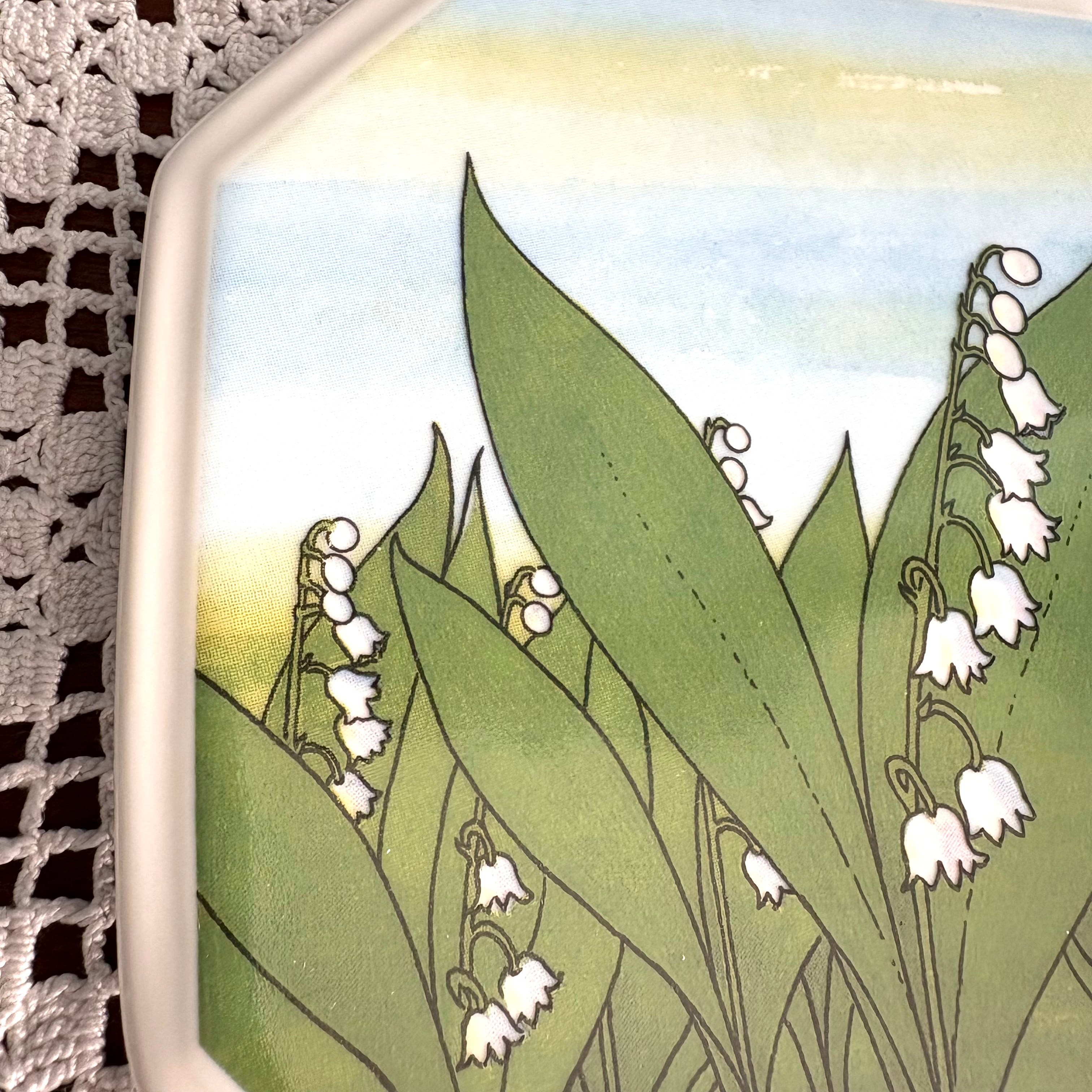 ARABIA vintage kielo plate ୨୧⁎༶アラビア スズランのウォール