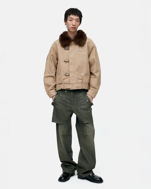 【25AW】ADSB Andersson Bell アンダーソンベル / LAYERED WIDE-LEG JEANS