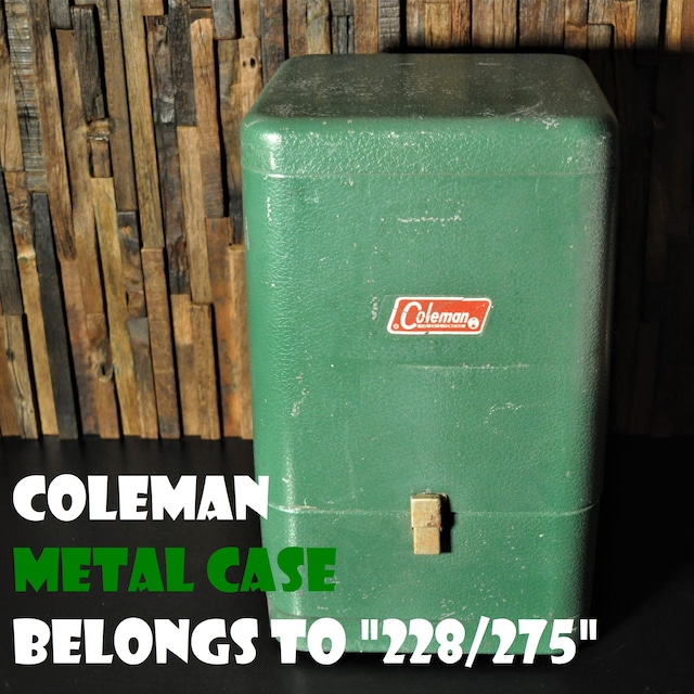 コールマン ガルウィング メタルケース ツヤ有美品 グリーン ビンテージ 228/275適合 COLEMAN VINTAGE METAL CASE GREEN