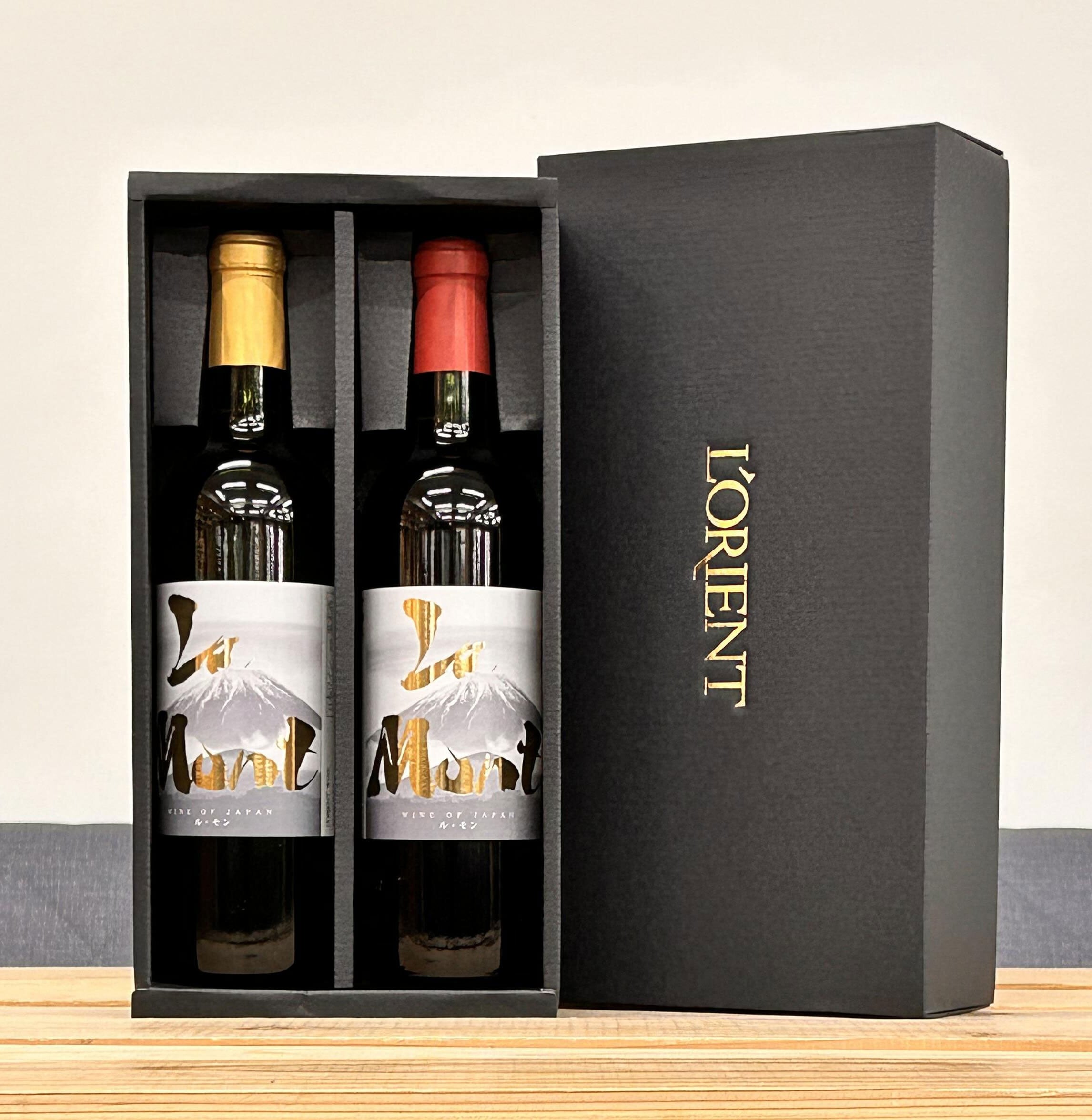 有料贈答箱 ＜2本入り＿720ml＆750ml用＞ | ロリアンワイン 白百合醸造
