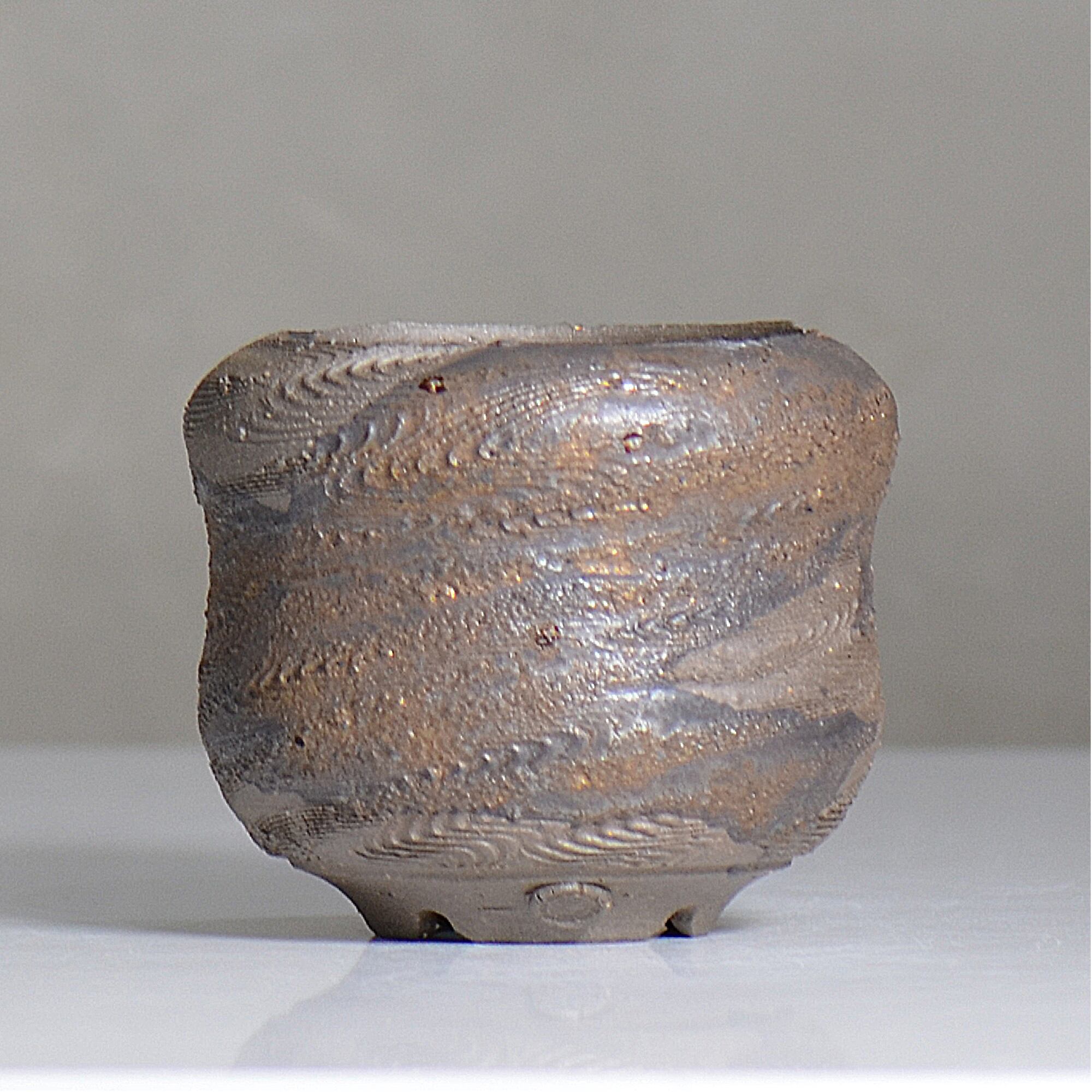陶房KIBI / 金泥 / tk2_kd05_s / 約 φ11.7cm / 植木鉢