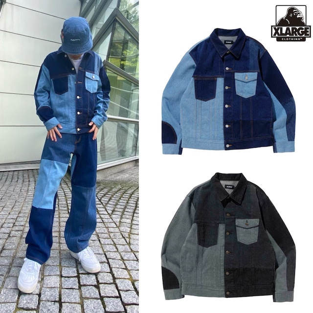 【XLARGE】PATCHWORK DENIM JACKET 【エクストララージ】