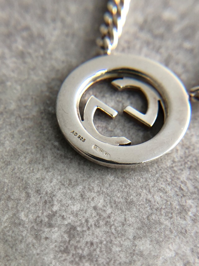 GUCCI グッチ ネックレス シルバー インターロッキングG 925 喜平チェーン vintage ヴィンテージ オールド xb5u2r