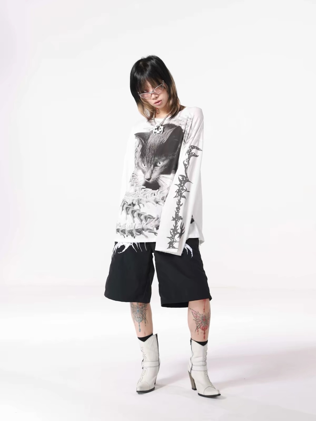 【Vestige】feline T-shirt