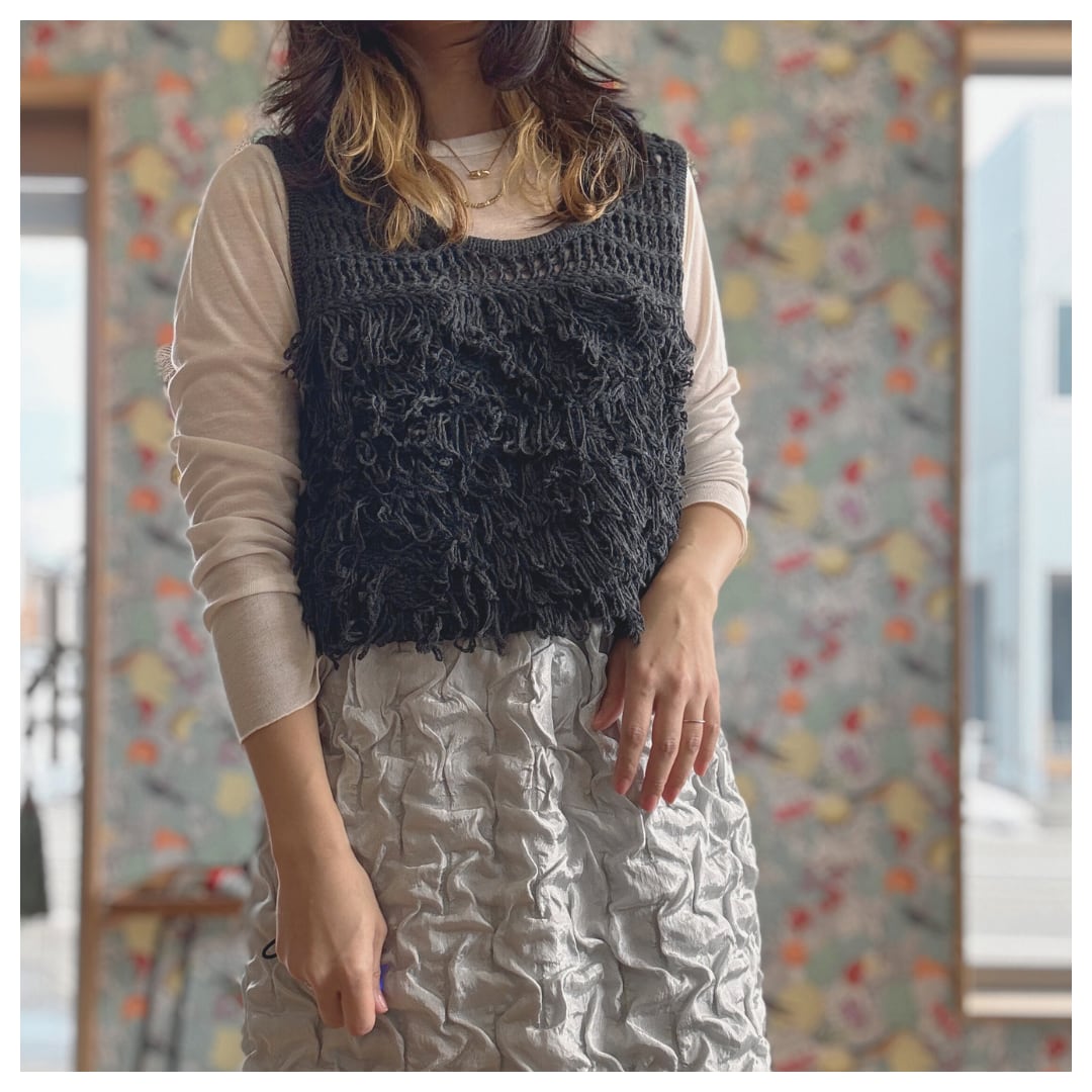 【Eito stan】ループ編みベスト