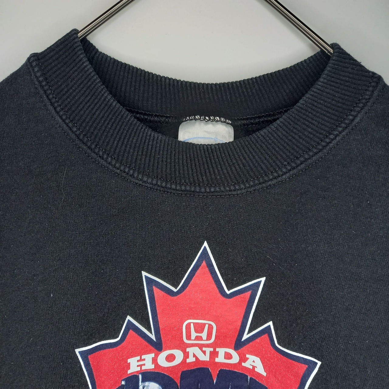 クルーネック　スウェット　トレーナー　企業ロゴ　HONDA　バーガーキング