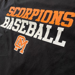 【Russell】ベースボールチーム Scorpions Baseball ロゴ プリント Tシャツ L ラッセル US古着