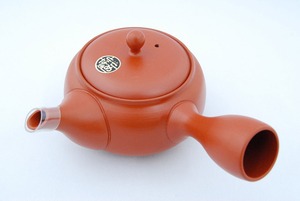 急須　常滑　350cc　深むし茶に最適　帯網タイプ　日本製（K-0125）