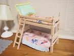 ドール用　ベビー柄寝具　2段ベッド　 画像6