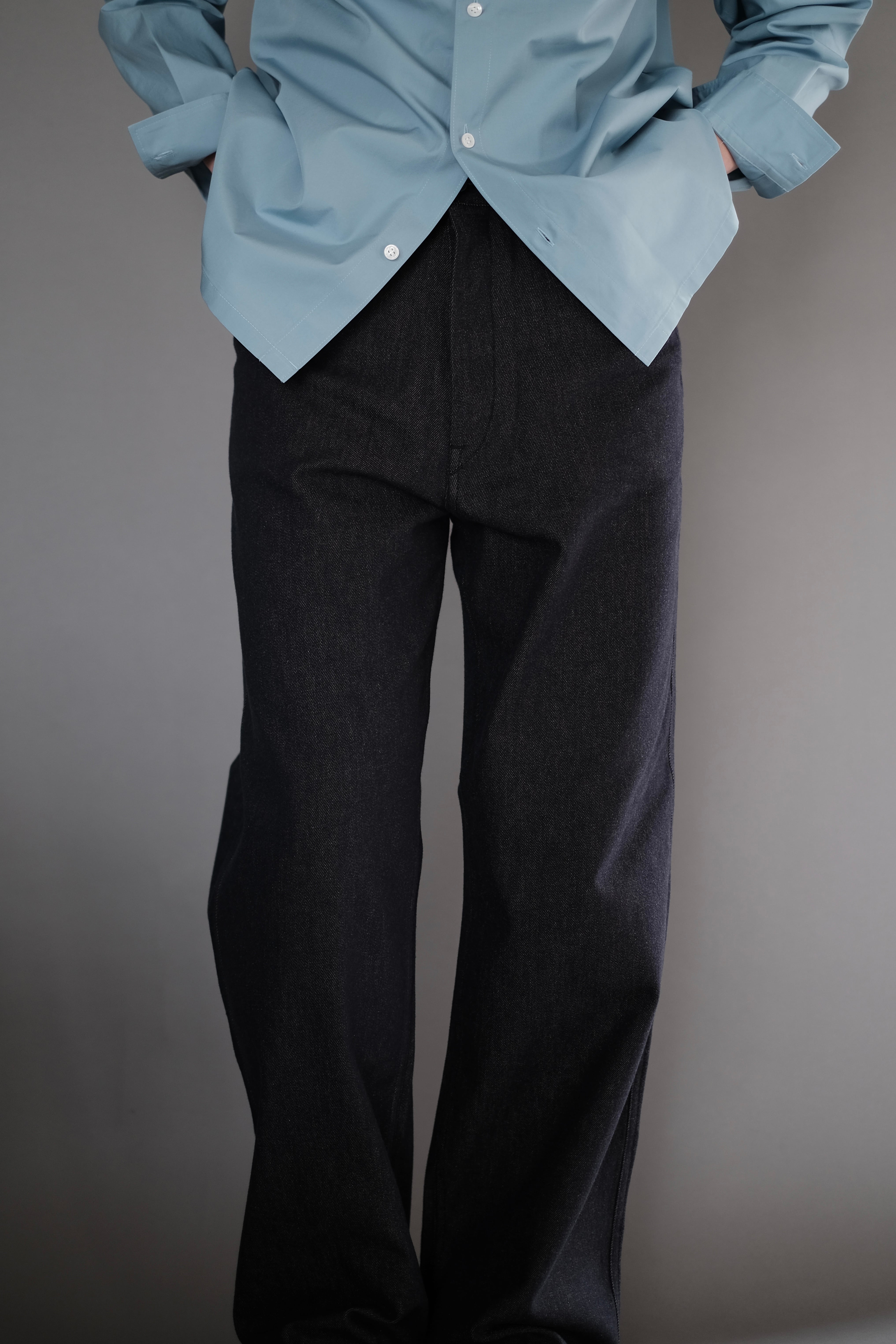 OMAR AFRIDI / 5PKT TROUSERS (CASHMERE & COTTON) | LIVING