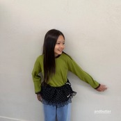 【取寄/韓国直送】and butter リンクルドットスカート｜秋服｜韓国子供服｜26/AT