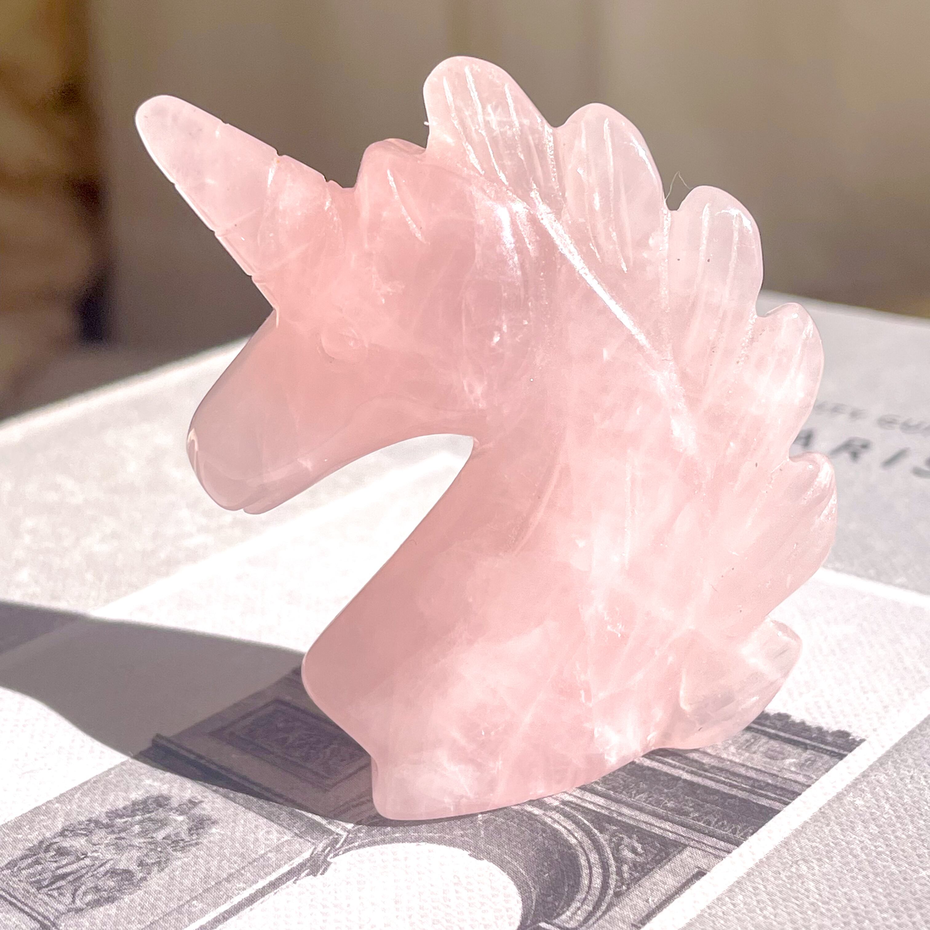 Rose Quartz Unicorn ✧ ローズクォーツ