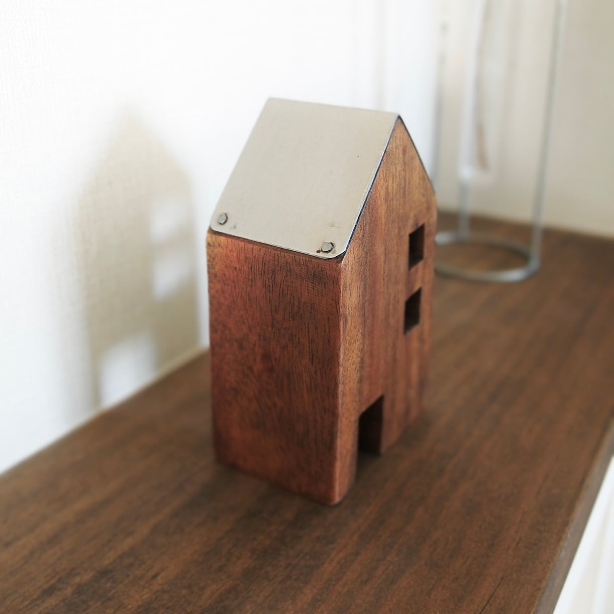 out シャビーな 木製おうちオブジェ❁