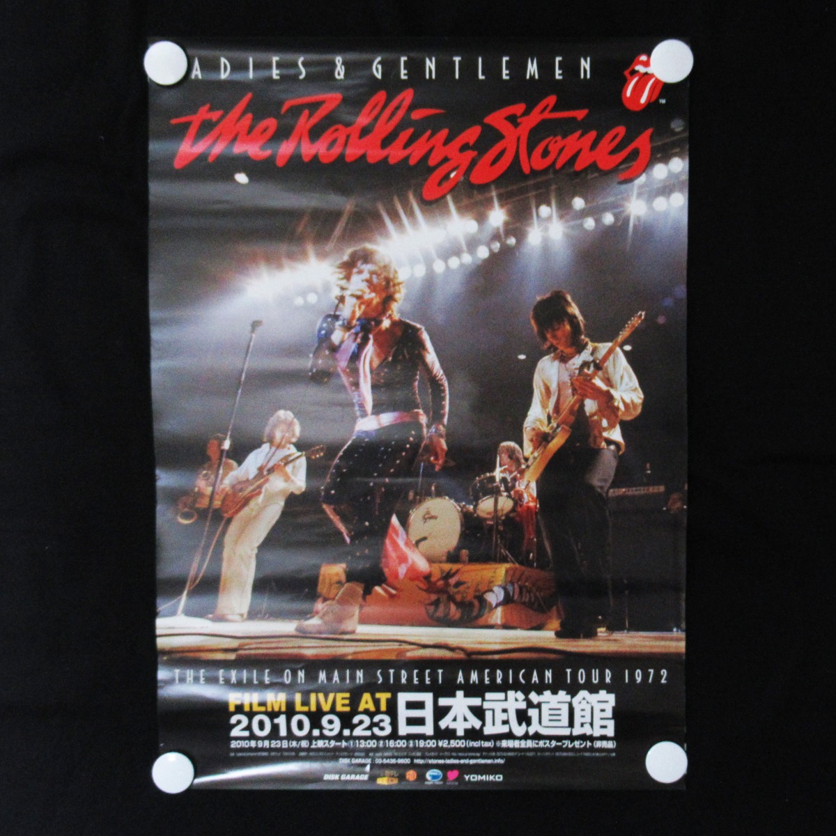 ローリング・ストーンズ ROLLING STONES ユーズド・ポスター BUDOKAN 