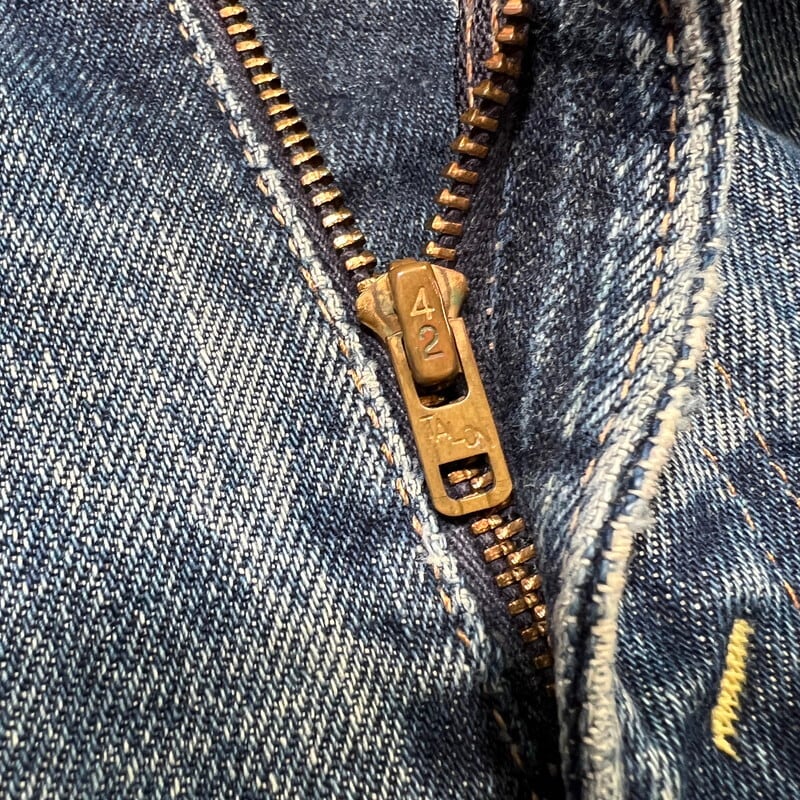 60's 70's LEVI'S リーバイス 505 デニム Big E 並行ステッチ 刻印5