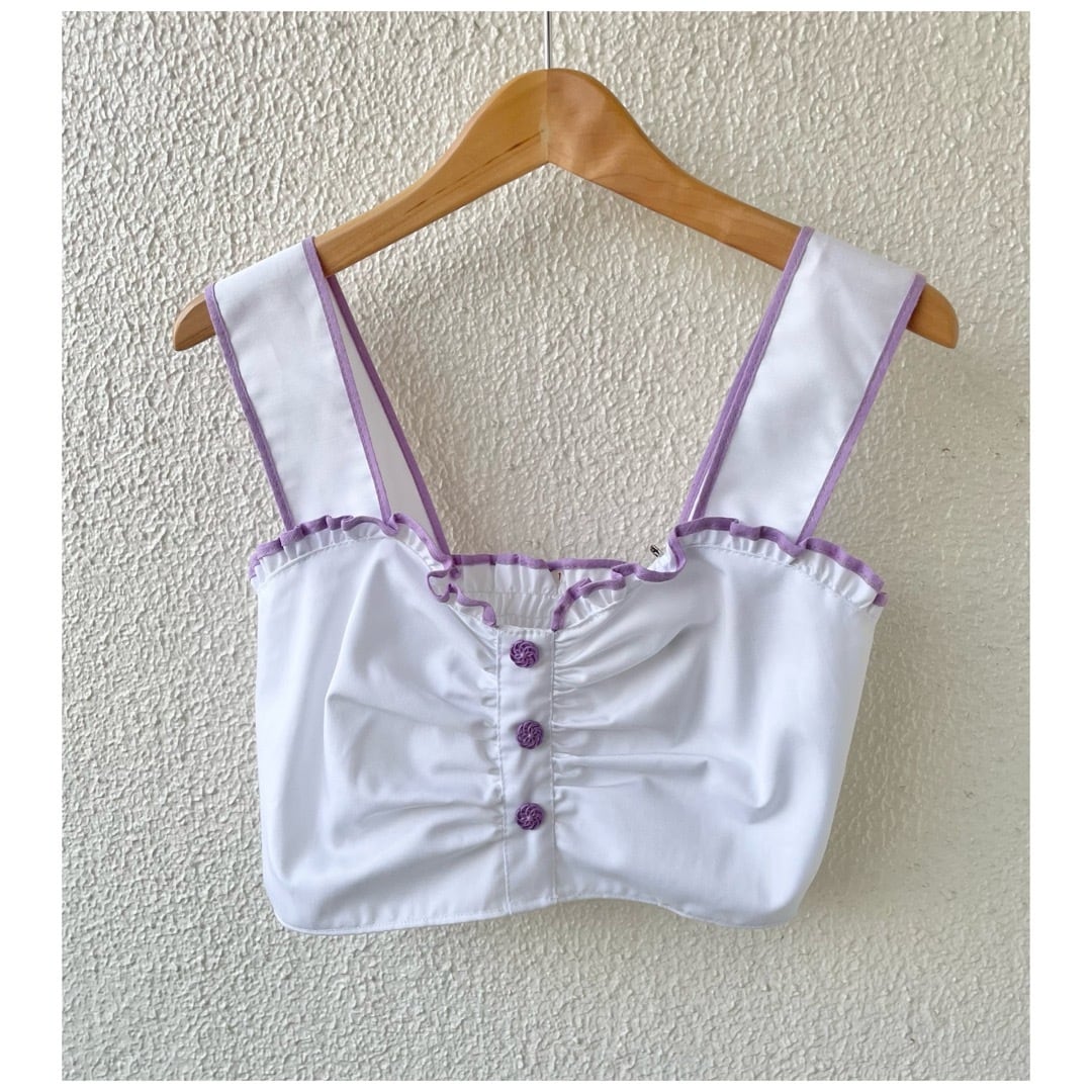 jonnlynx - ribbon tulle gilet | PAY ID