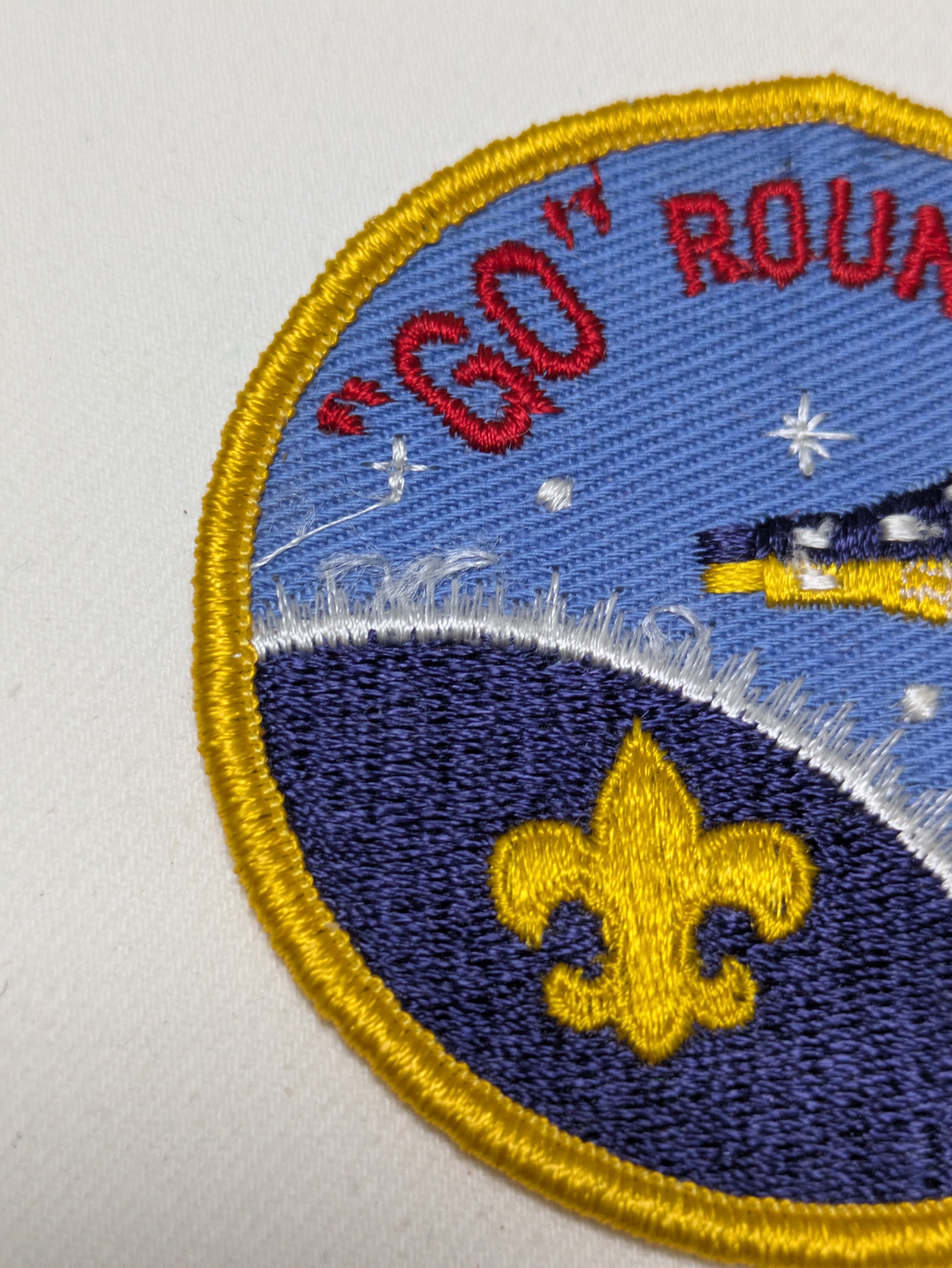 60年代 BSA ボーイスカウト GO ROUNDUP 宇宙船 ワッペン | AX ARCHIVES