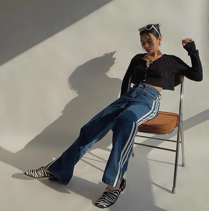 トップス カーディガン ロング ロング丈 長袖 ボリューム袖 ドット柄