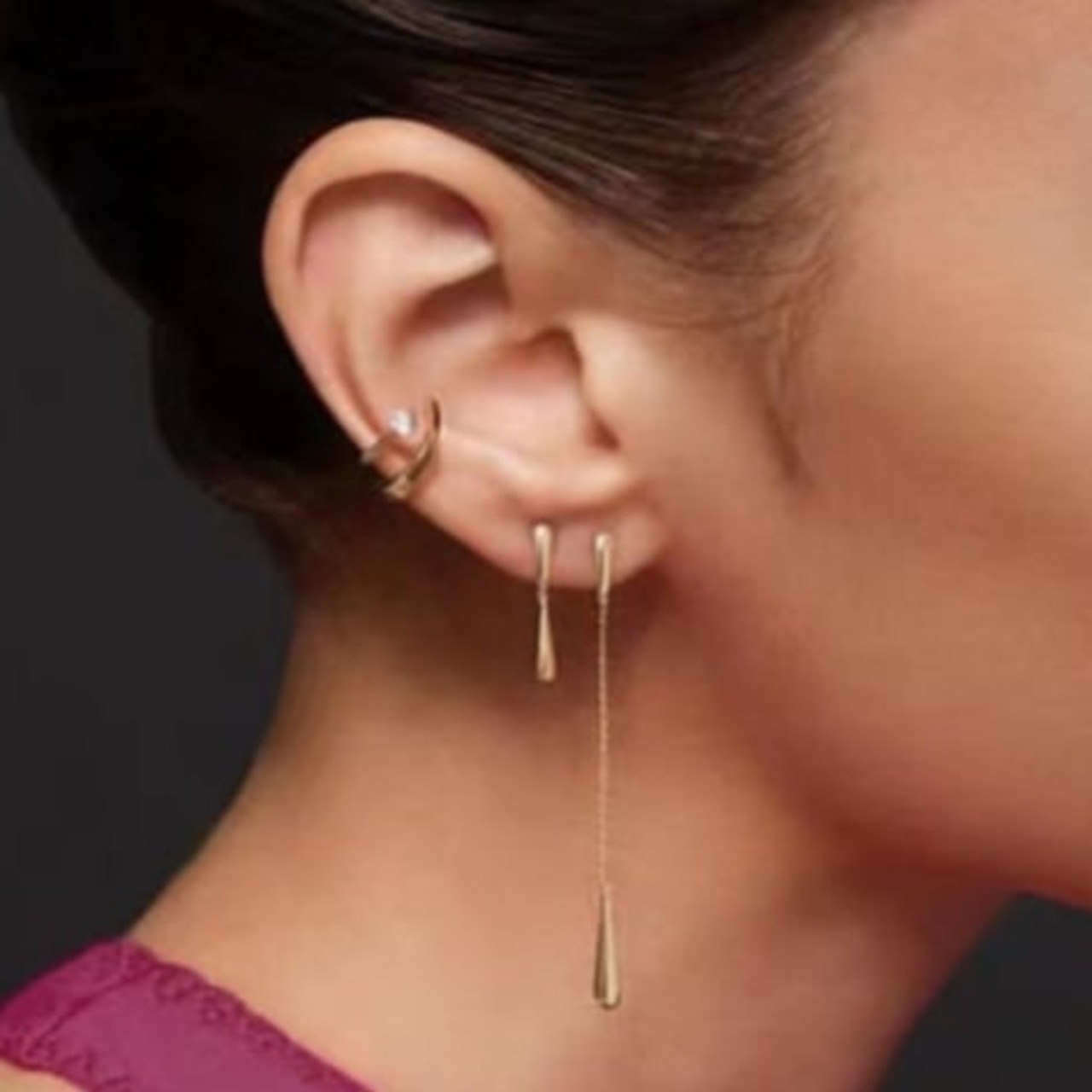 405P　ウォータードロップピアス