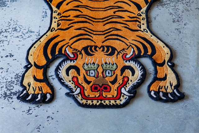 Tibetan Tiger Rug 《Sサイズ•プレミアムウール114》チベタンタイガーラグ