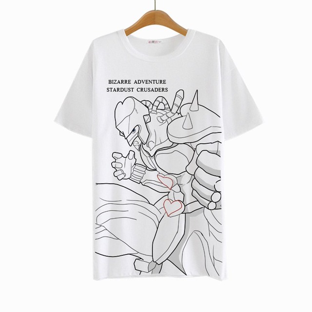 アニメジョジョの奇妙な冒険星屑十字軍コスプレ衣装半袖tシャツトップスtシャツシャツs-xxl送料無料