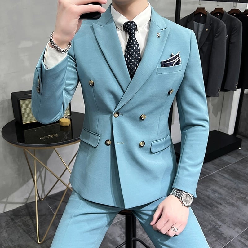 MOON ZEBRINO ダブルブレストジャケット&FOXスリーピーススーツ MOON ZEBRINO ダブルブレストジャケット&FOXスリーピーススーツ