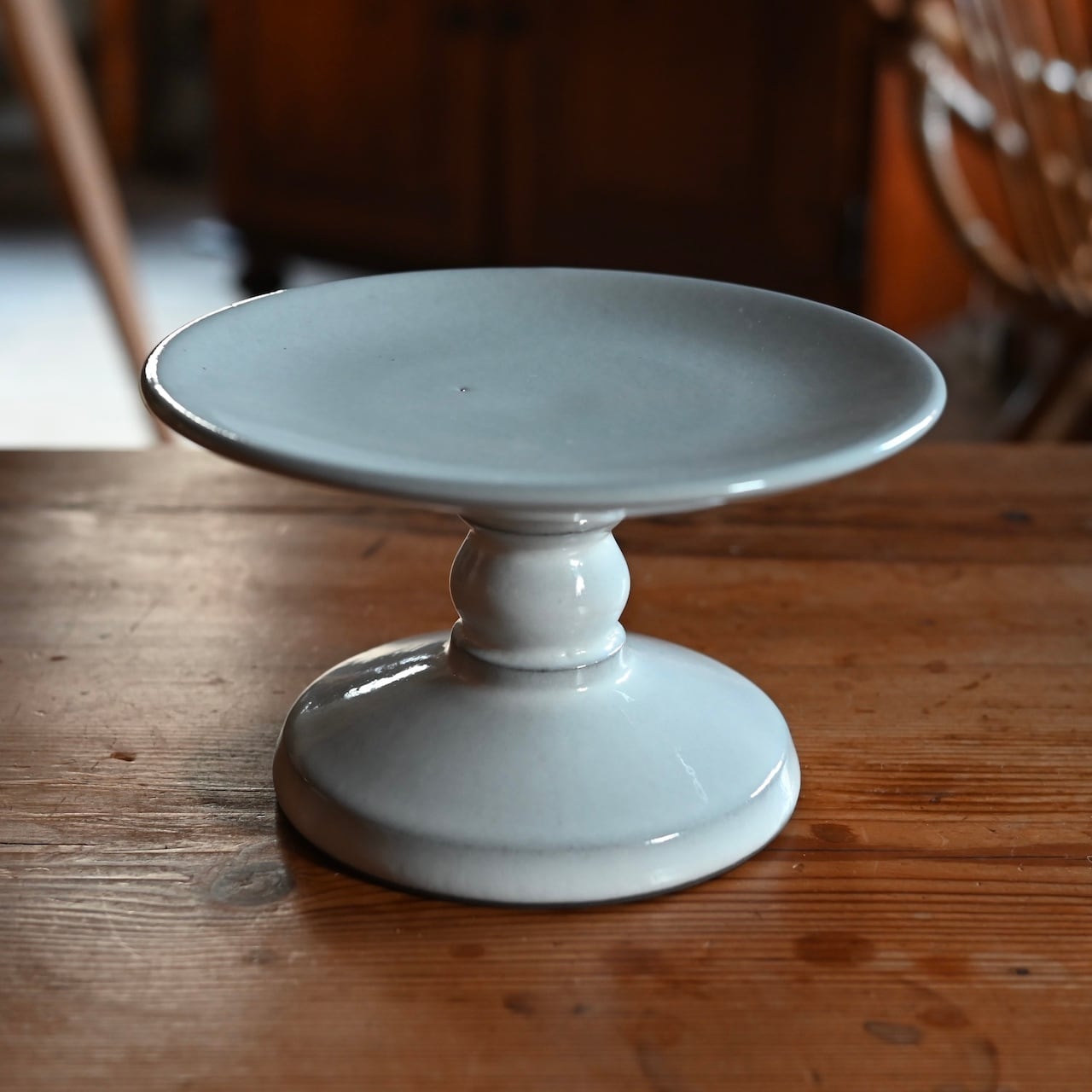 rpm / 高杯(たかつき) 平なり〈陶器・食器・お皿・コンポート・ケーキ