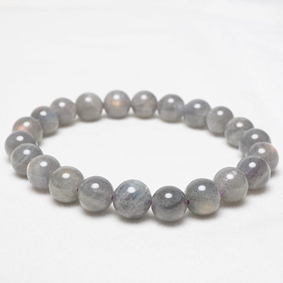 ピンク ラブラドライト ブレスレット 9mm 一点物 メール便送料無料 [M便 1/10] 111-25138