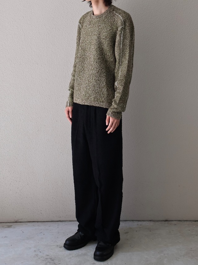 【ISA BOULDER】COMMON TROUSER/black