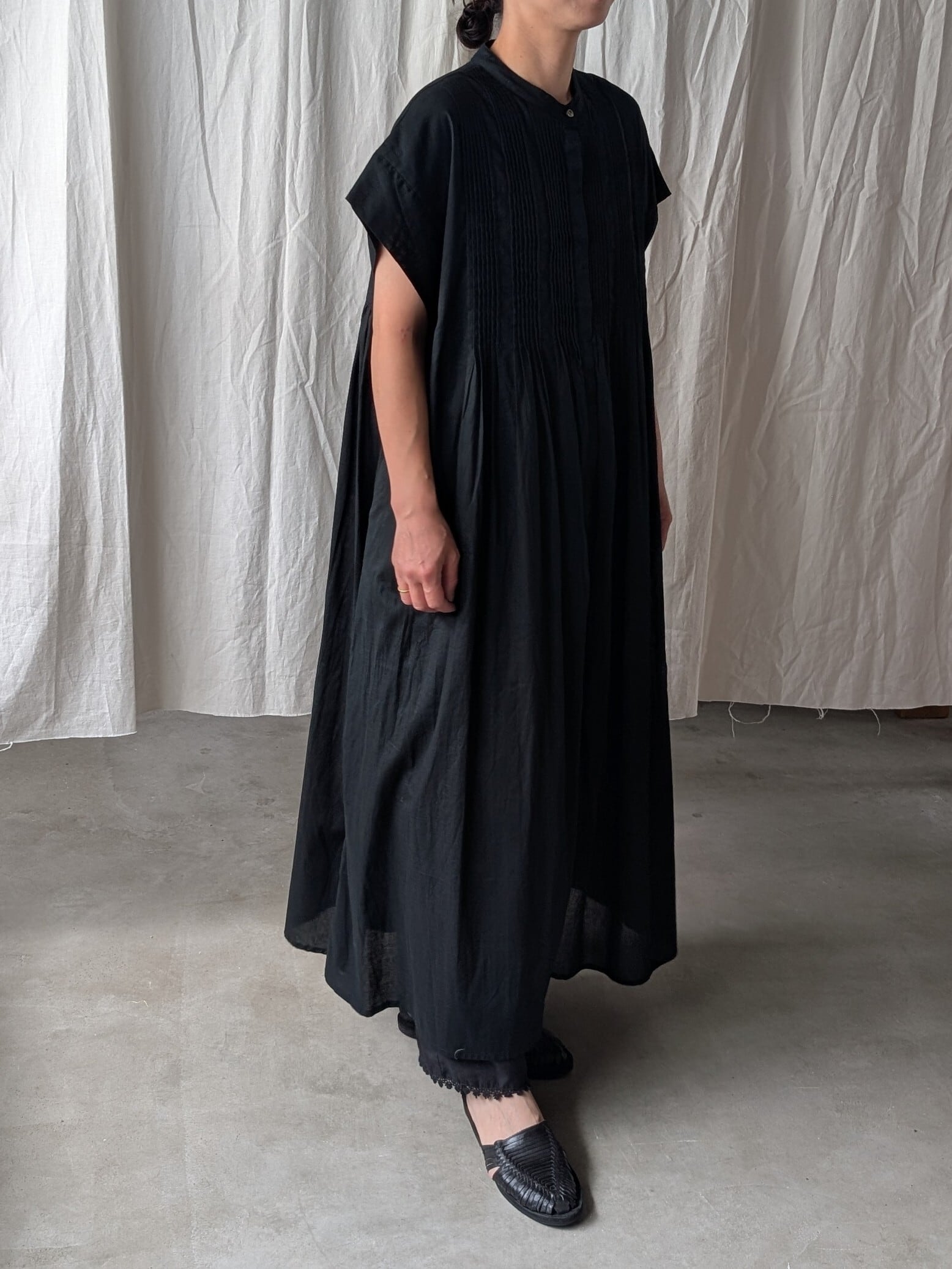 前開きピンタックワンピース （Lady's） | インド綿の洋服 | inoya