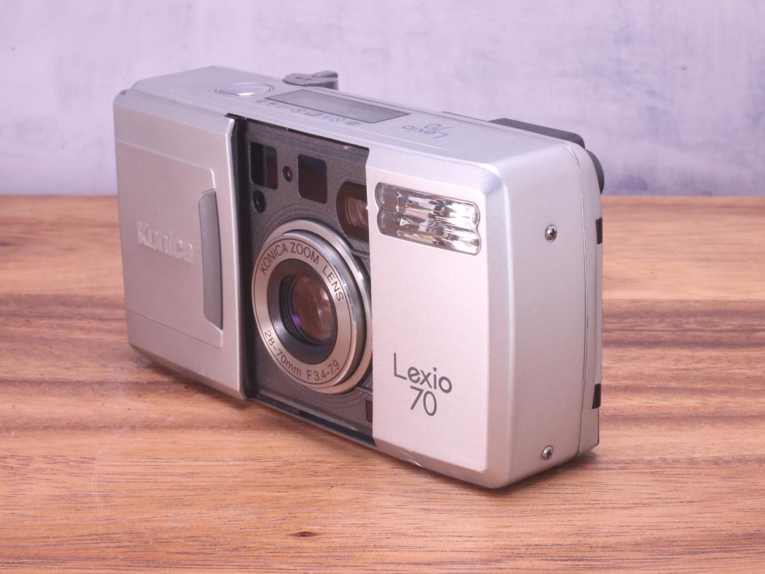 ⌘Konica Lexio 70 電池付き、点検、実写確認済みです⌘ - フィルムカメラ