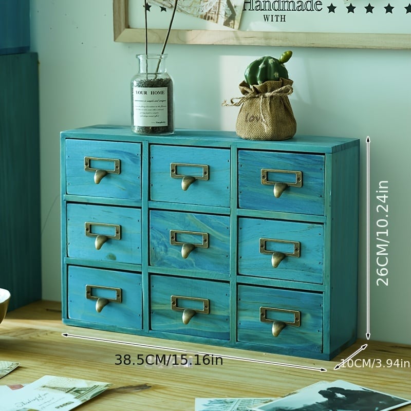 ミニ チェスト ヴィンテージ調 おしゃれ かわいい インテリア 引き出し