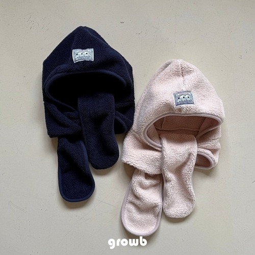 [送料無料][即納]≪growb≫warm hood muffler vanilla