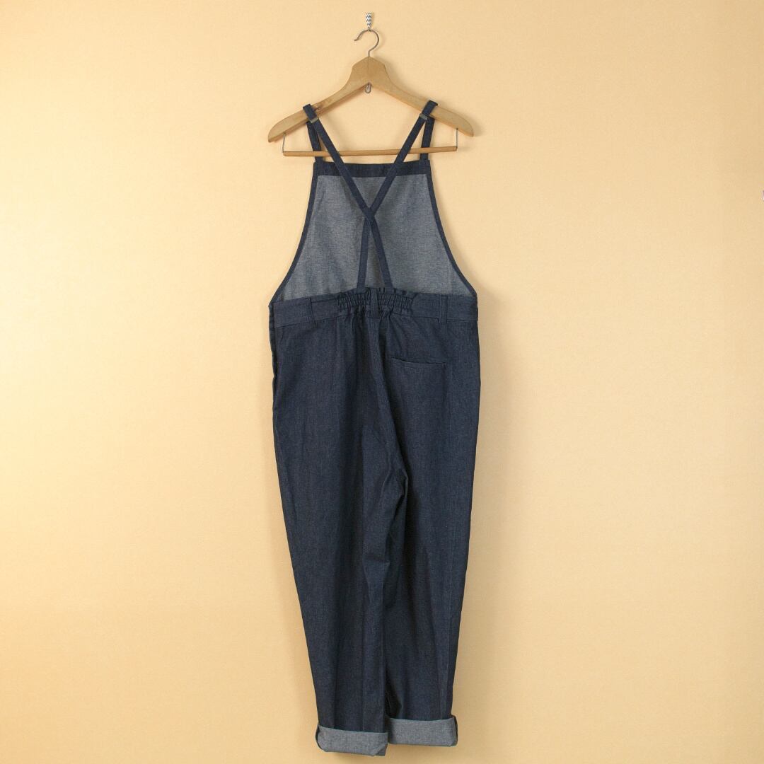 atelier naruse アトリエナルセ コットンデニムサロペットパンツ・インディゴ
