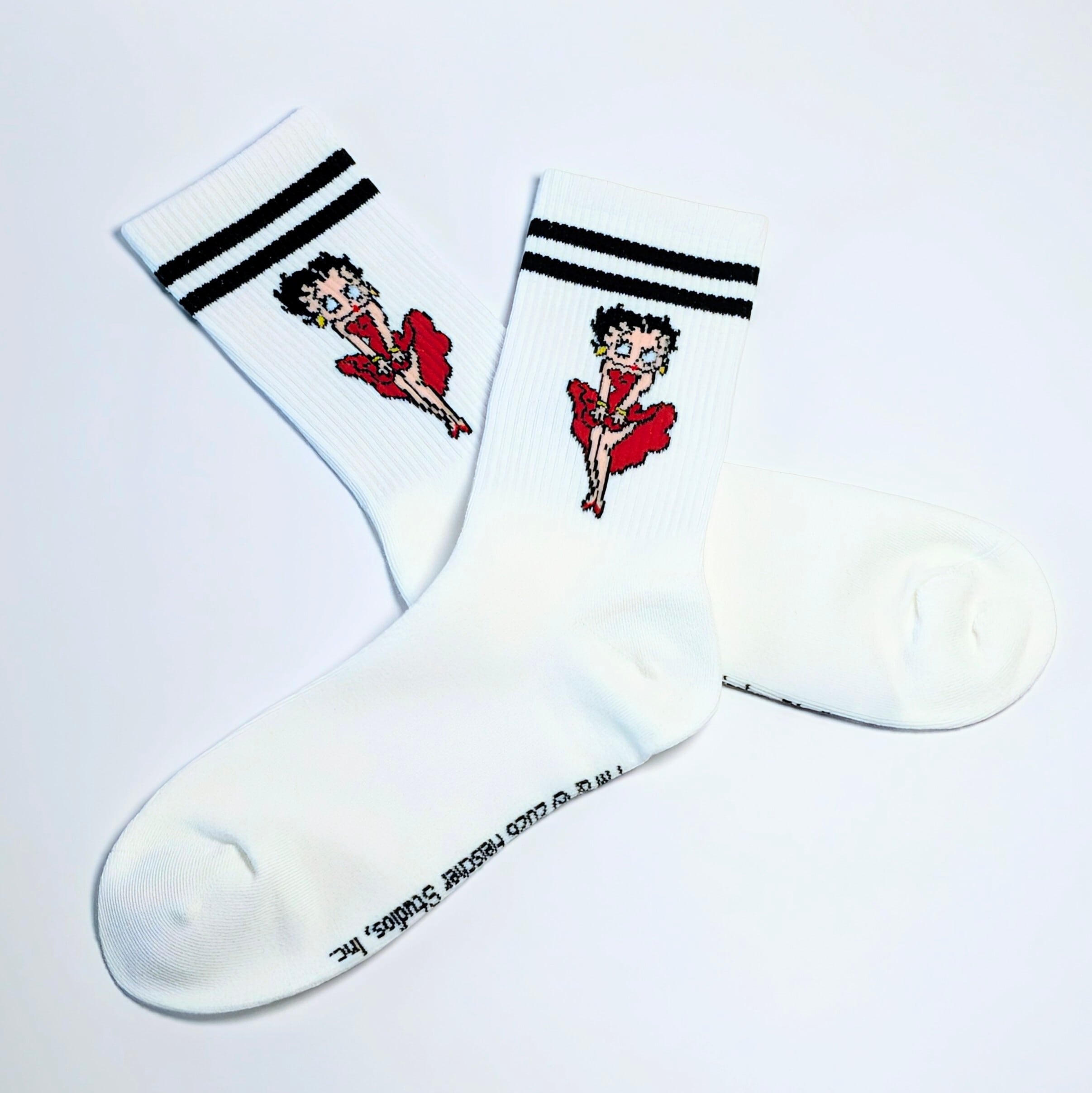 ♧【 crew socks / クルーソックス 】Betty Boop（ ベティちゃん ）靴下 / ソックス〚アメリカン雑貨 アメトイ〛