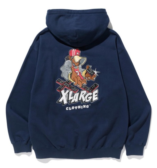 XLARGE】GOING FOR BROKE PULLOVER HOODED SWEAT パーカー フーディー