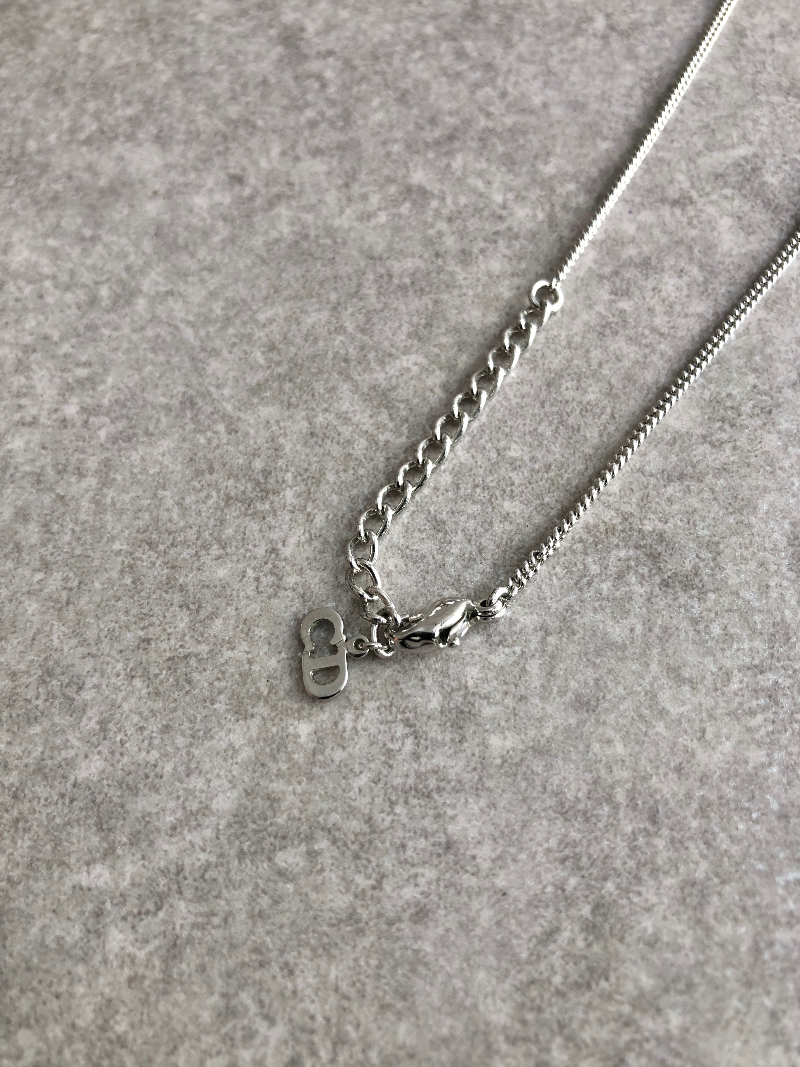 Christian Dior クリスチャン ディオール ネックレス シルバー 手錠